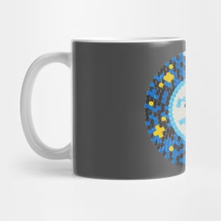 Sun and Moon illustration Mug